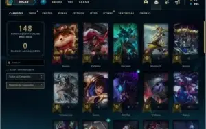 Conta Unranked com 7 skins e 36 champs