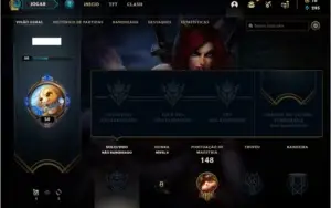 Conta Unranked com 7 skins e 36 champs