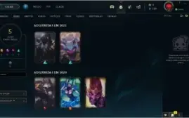 Conta com Dj Sona, Aatrox Lua Sangrenta, e Jax reinos mech
