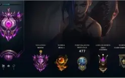 CONTA LEAGUE OF LEGENDS 442 SKIN ELO MESTRE