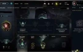 Conta League Of Legends Rank Platina 4