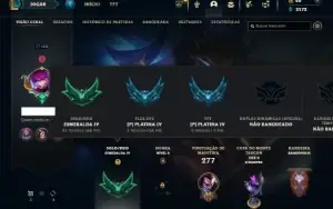 Esmeralda 4 com 80 Champs e 36 Skins + 2 Fragmentos