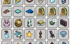 Conta Habbo com Nick Raro, Efeitos de Totem, Roupas/Mobis!!