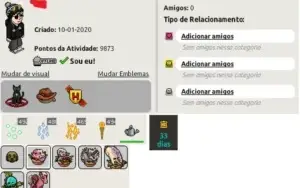 Conta Habbo com Nick Raro, Efeitos de Totem, Roupas/Mobis!!