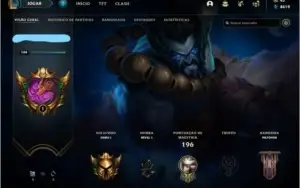 conta de league of legends