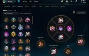 conta de league of legends