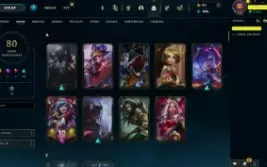 LEAGUE OF LEGENDS: Conta Épica com 130 Campeões e 80 Skins