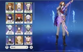 Ar55. Childe + agitação trovejante, Raiden Shogun, kokomi