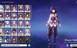 Conta AR 46 - 2x 5⭐ Raiden & Xiao - 200 Tiros - Maremoto
