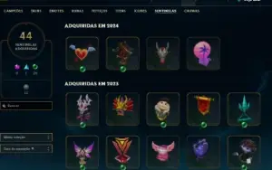 Conta Mestre League of Legends