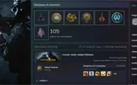 conta steam ouro mestre 6 medalhas varios jogos level 13
