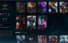 CONTA DIAMANTE S9 LOL
