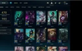 CONTA LEAGUE OF LEGENDS 1119 SKINS, COMPLETA