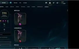 CONTA LEAGUE OF LEGENDS 1119 SKINS, COMPLETA