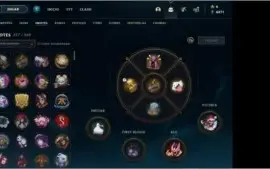 CONTA LEAGUE OF LEGENDS 1119 SKINS, COMPLETA