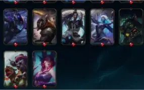 vendo conta de lol lvl 290 151 champions  124 skins
