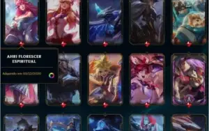 vendo conta de lol lvl 290 151 champions  124 skins
