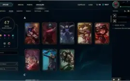 Conta League of Legends ( Borda de Diamante 3 ) - 2018