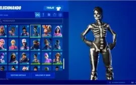 CONTA FORTNITE CHEIA DE SKIN RARA