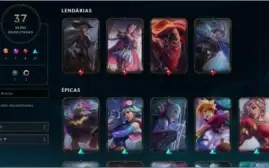 CONTA LEAGUE OF LEGENDS PLAT 1 SOLO/DUO PLAT 1 FLEX