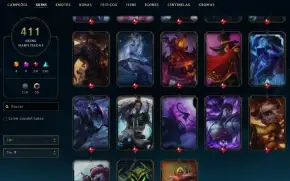 Conta Com 411 Skins e 300 ícones