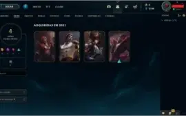 Conta Diamante 3 - MMR Alto com Skins e Espólios