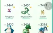 Conta lvl 33 com 46 shinys e mais de 100 Lendários