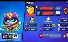 Conta Brawl Stars 59.000 troféus todos os brawlers no máximo