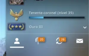 CS:GO PRIME OURO MERCADO STEAM BANIDO