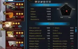 Conta naruto online top 3 sv novo com naruto 6 caminhos !