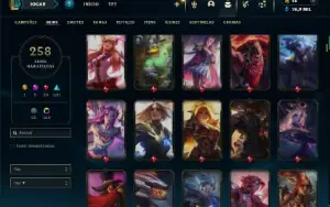 Esmeralda 3 com TODOS os champs e 258 Skins + Mono Riven