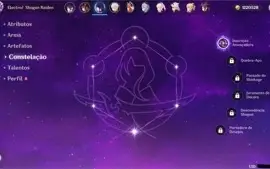 (EUROPA AR58) Kazuha C2, Raiden C1, Hu Tao, Yelan, Nilou