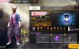 Free Fire conta gemada com os primeiros passes