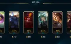 Conta LoL Platina IV (MMR alto) com 98 Campeões + 55 Skins