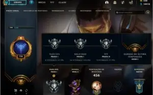 Conta League of Legends LoL 315 skins habilitadas Conta 2013