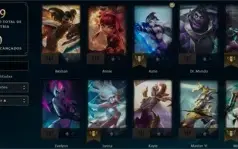 Conta Smurf Platina 4 lvl 35 22 campeoes