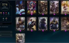 VENDO CONTA 274  SKINS