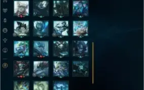 Conta Lol, todos os champs e 379 skins.