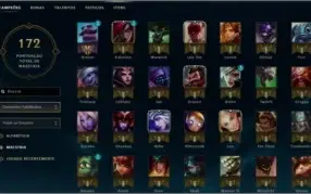 Conta League of Legends - Prata + Borda 42 Champs+ e Skins+
