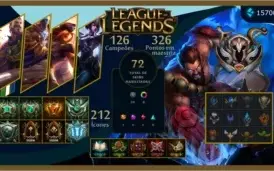 Conta 5 anos em League of Legends - Platina - Skins Raras
