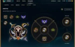 Conta 5 anos em League of Legends - Platina - Skins Raras