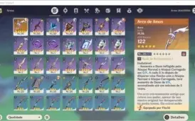 Genshin impact conta EULA + XIAO + ARCO DE AMOS - AR50