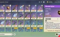 Conta Henshin Impact AR 44 Diluc/Klee/Jean e +++