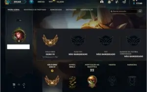 Conta Ouro 4 com 1 Skin e 20 champs ( Sem email confirmado )
