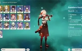 Conta reroll kazuha + jean