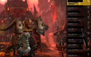 Conta de wow com 10 anos de idade confira