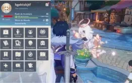 CONTA GENSHIN IMPACT  MONA+TÚMULO DO LOBO