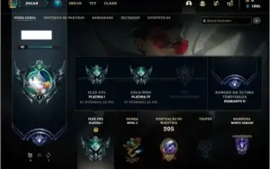 Conta platina 4 e platina 1 com 24 skins e 62 champs