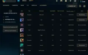 Conta diamante 1 com 30 Champs e 3 Skins