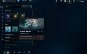 Conta diamante 1 com 30 Champs e 3 Skins